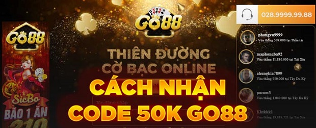 Hướng dẫn cách nhận 50K tiền thưởng Hướng dẫn đăng ký Go88